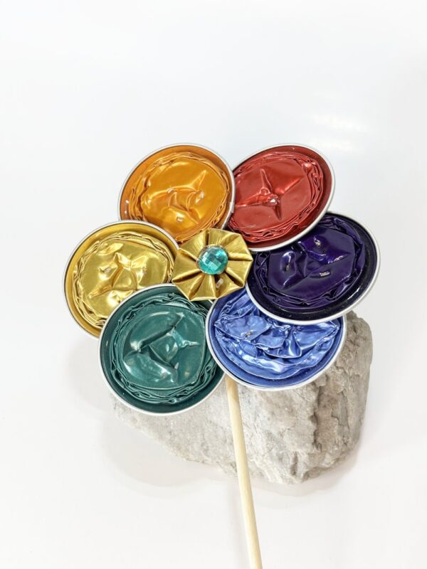 Blume rund Blumenstecker