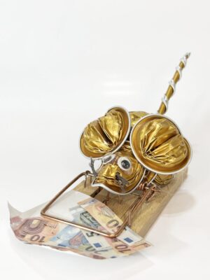 Geschenkmaus mit Mausefalle